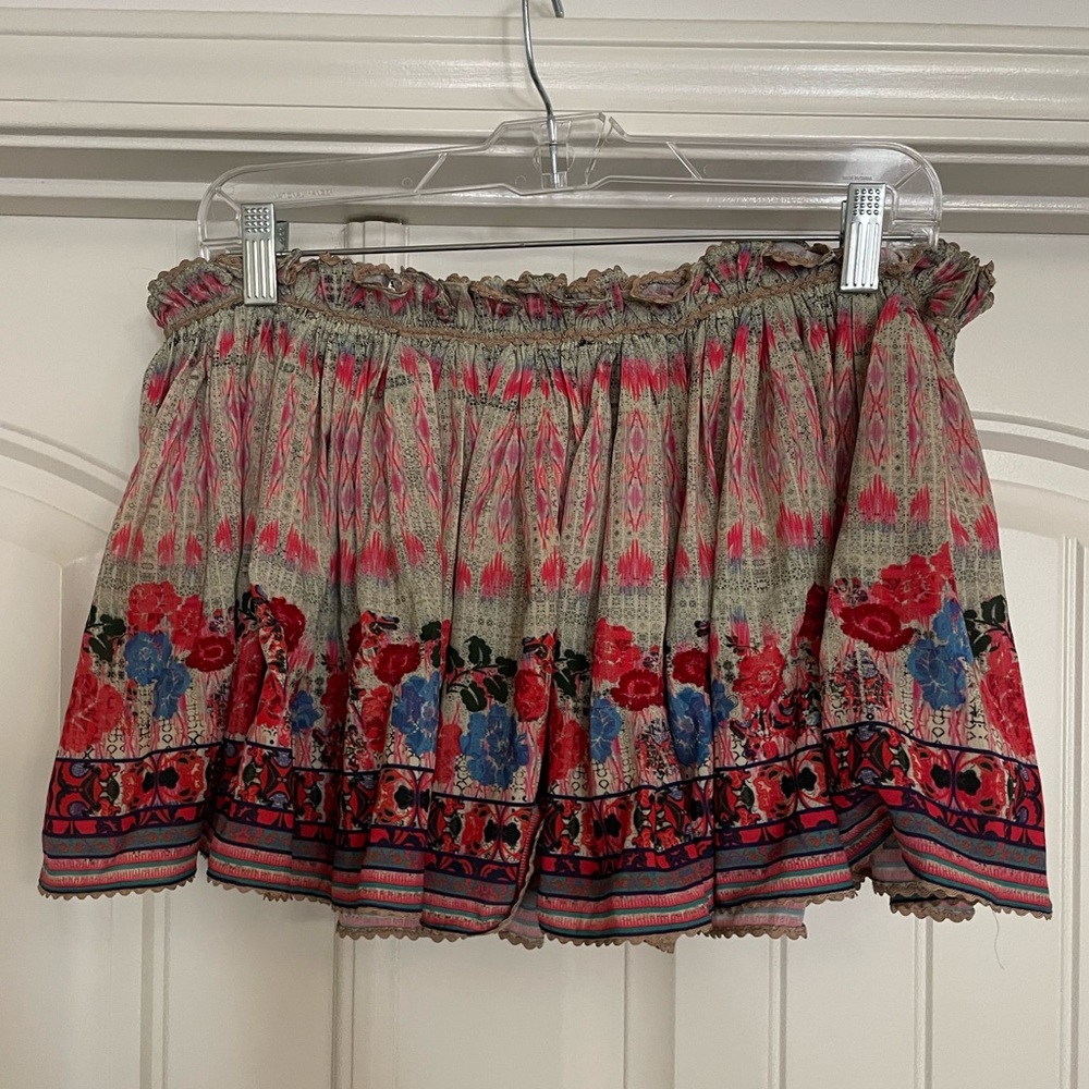 Anthropologie Cropped Off Shoulder Top
